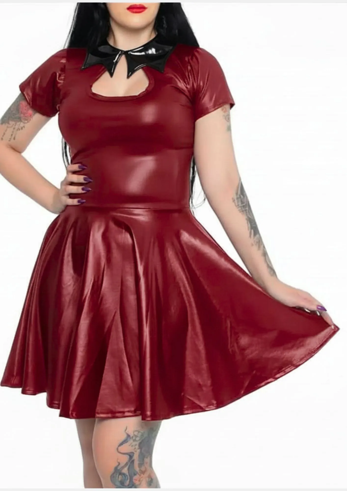 Vestido Bats Vermelho (Bazar)