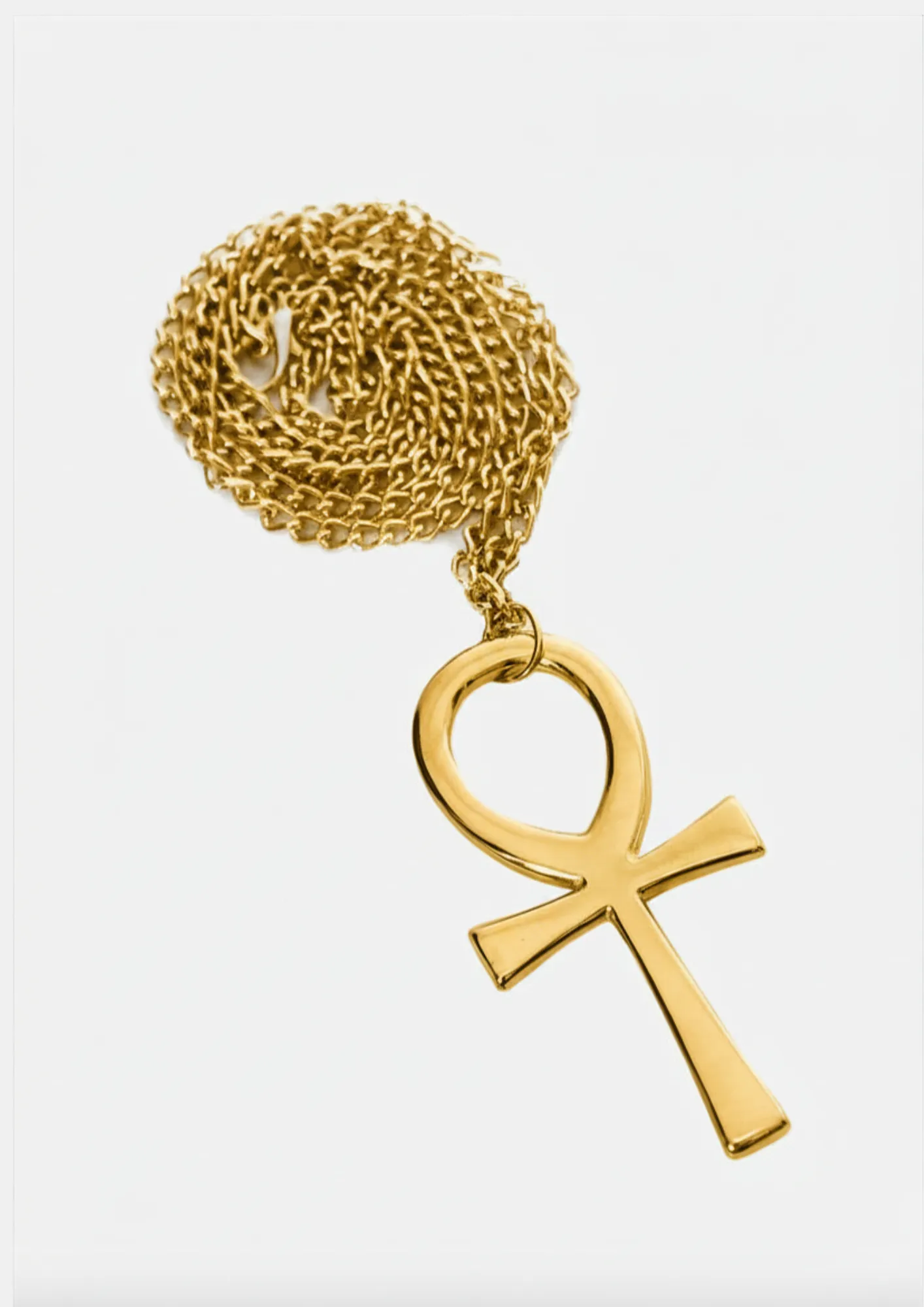 Colar Ankh Set Dourado