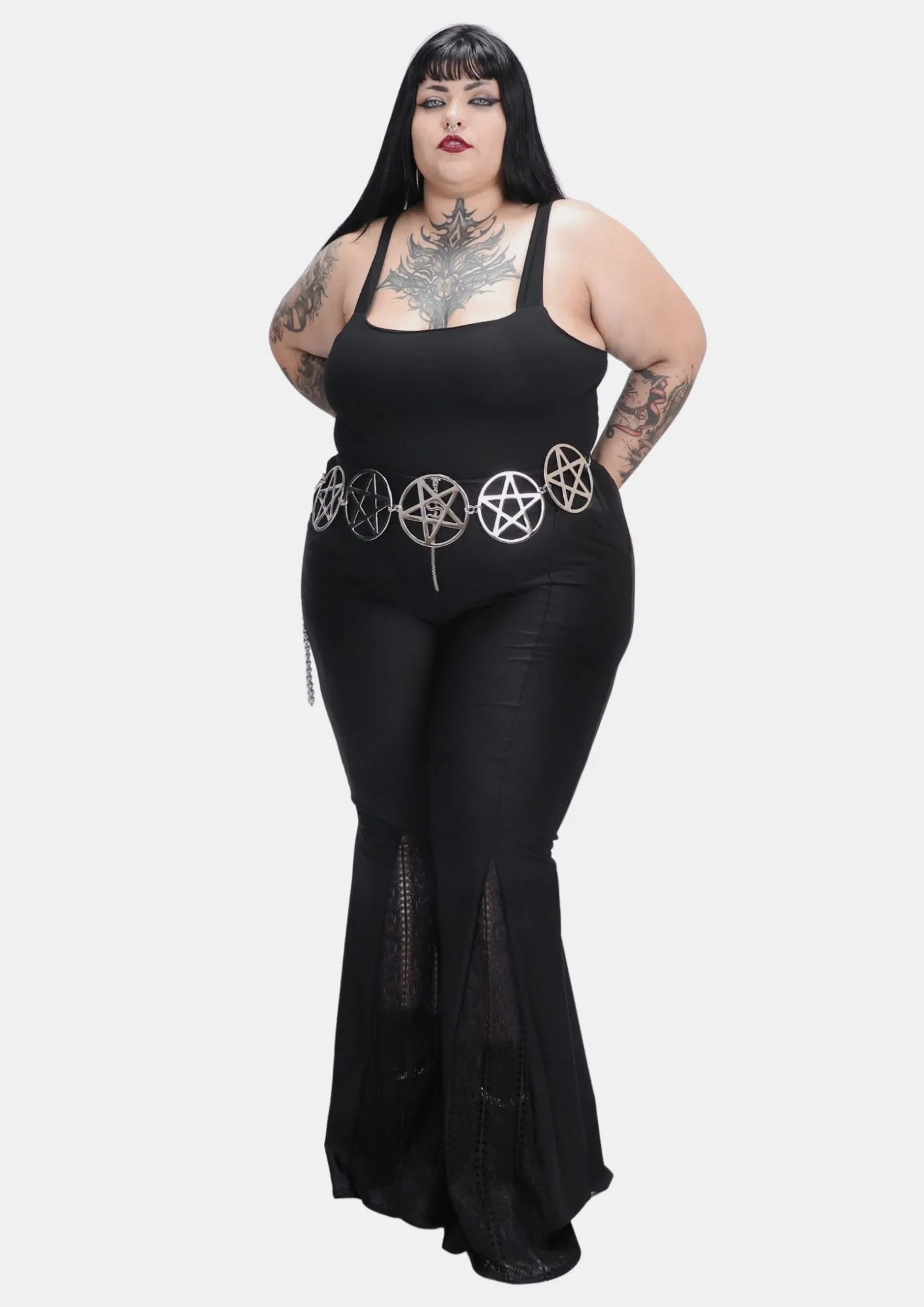 Calça Lestat Flare com Renda